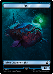 Fish // Food (0026) Double-Sided Token [Doctor Who Tokens] | Boutique FDB TCG