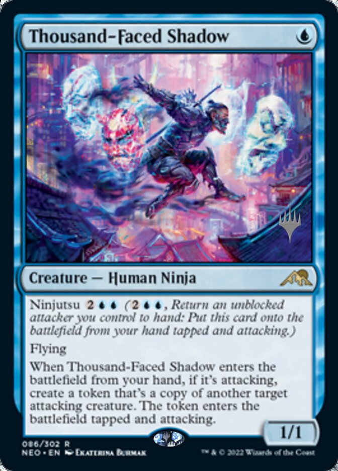 Thousand-Faced Shadow (Promo Pack) [Kamigawa: Neon Dynasty Promos] | Boutique FDB TCG