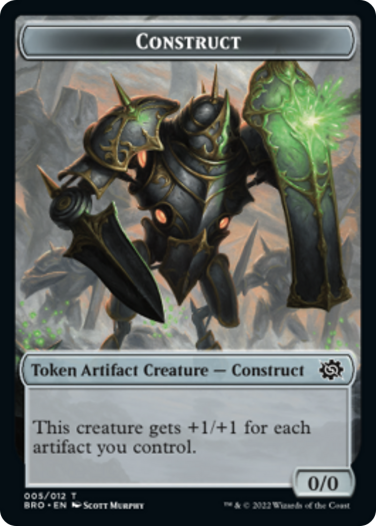 Construct Token (005) [The Brothers' War Tokens] | Boutique FDB TCG