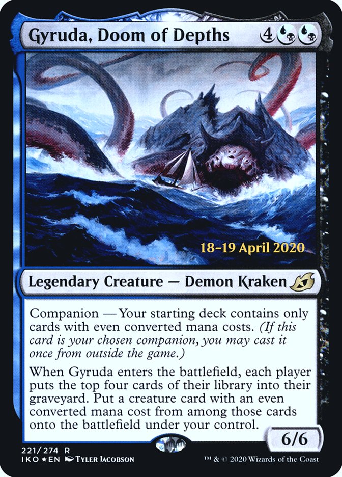 Gyruda, Doom of Depths [Ikoria: Lair of Behemoths Prerelease Promos] | Boutique FDB TCG