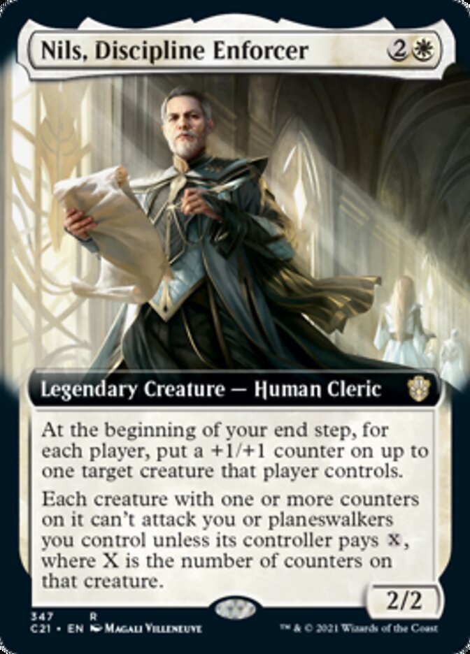 Nils, Discipline Enforcer (Extended Art) [Commander 2021] | Boutique FDB TCG