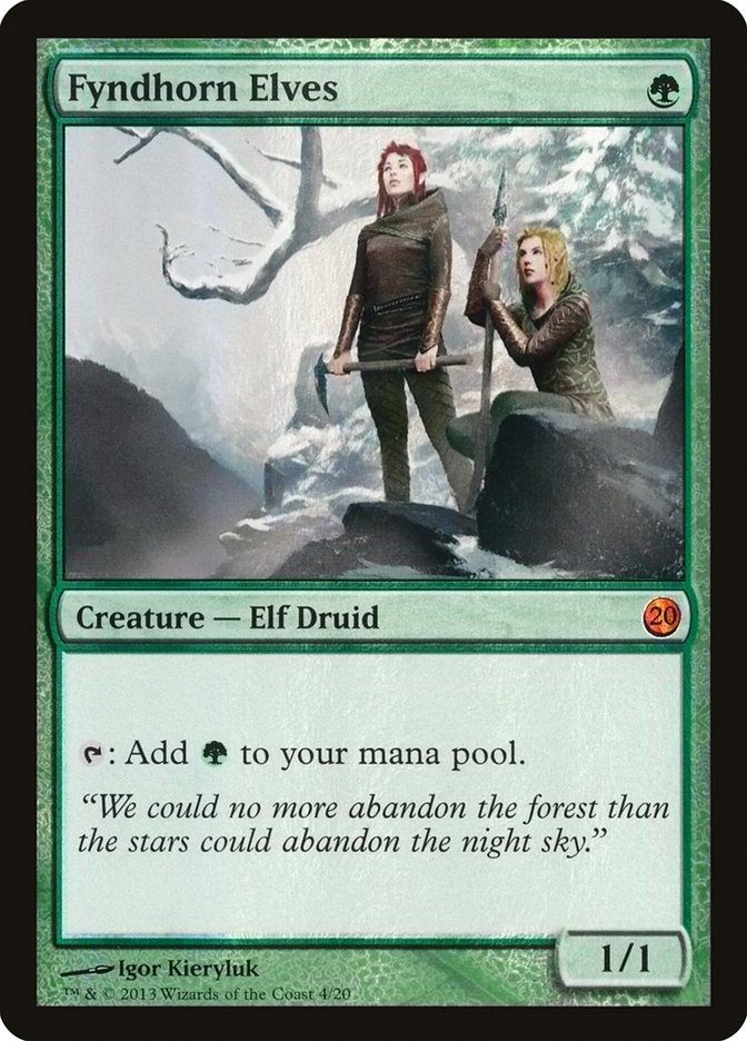 Fyndhorn Elves [From the Vault: Twenty] | Boutique FDB TCG