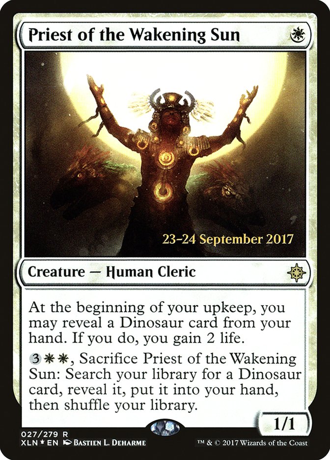 Priest of the Wakening Sun [Ixalan Prerelease Promos] | Boutique FDB TCG
