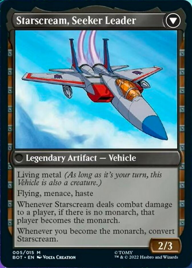 Starscream, Power Hungry // Starscream, Seeker Leader [Transformers] | Boutique FDB TCG