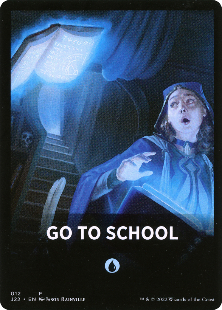 Go to School Theme Card [Jumpstart 2022 Front Cards] | Boutique FDB TCG