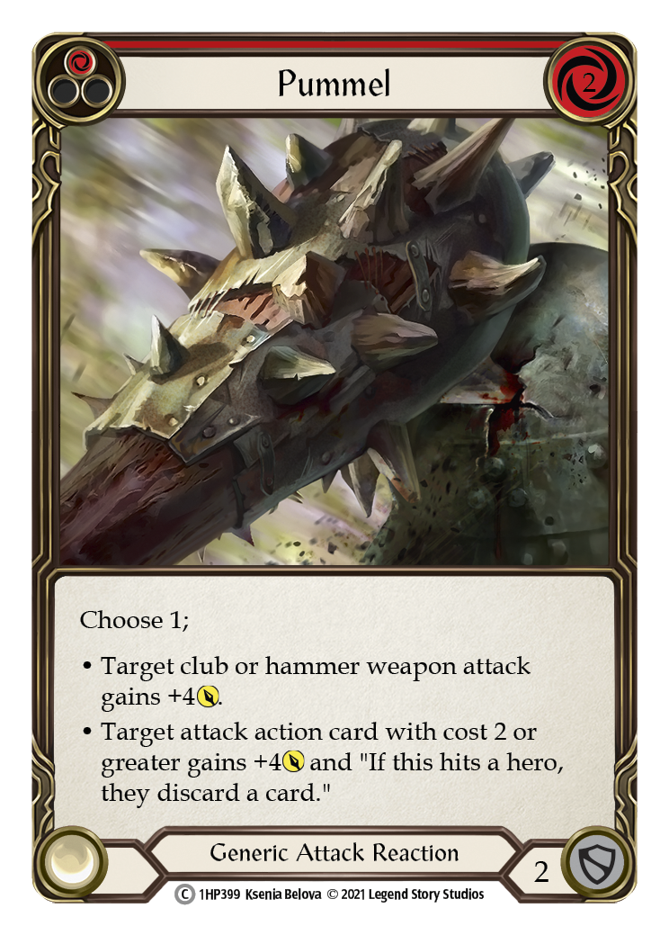 Pummel (Red) [1HP399] (History Pack 1) | Boutique FDB TCG