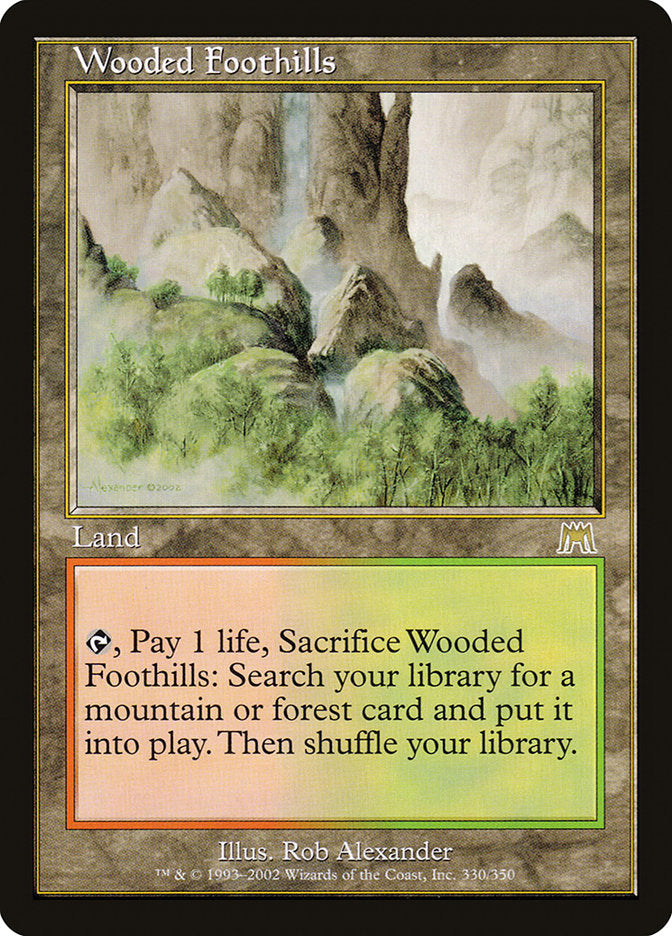 Wooded Foothills [Onslaught] | Boutique FDB TCG