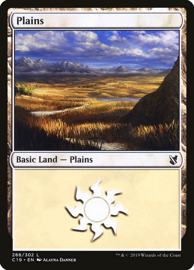 Plains (288) [Commander 2019] | Boutique FDB TCG