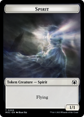 Spirit (9) // Spirit (13) Double-Sided Token [March of the Machine Commander Tokens] | Boutique FDB TCG