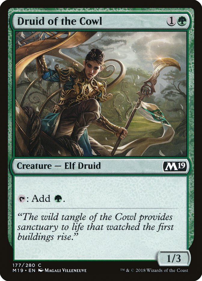 Druid of the Cowl [Core Set 2019] | Boutique FDB TCG