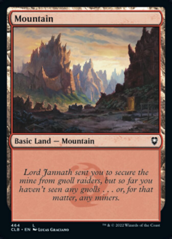 Mountain (464) [Commander Legends: Battle for Baldur's Gate] | Boutique FDB TCG