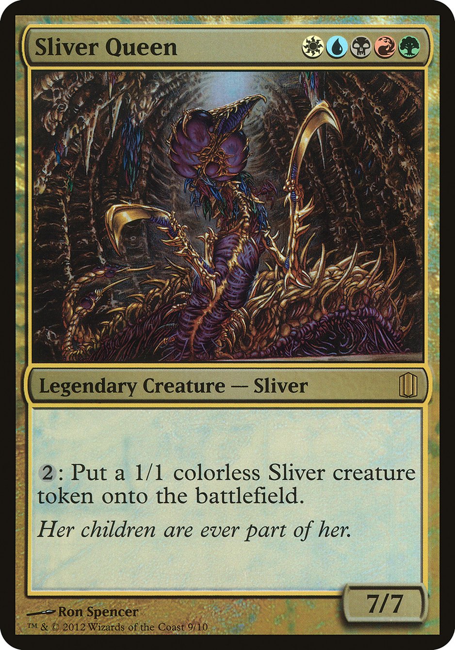 Sliver Queen (Oversized) [Commander's Arsenal Oversized] | Boutique FDB TCG