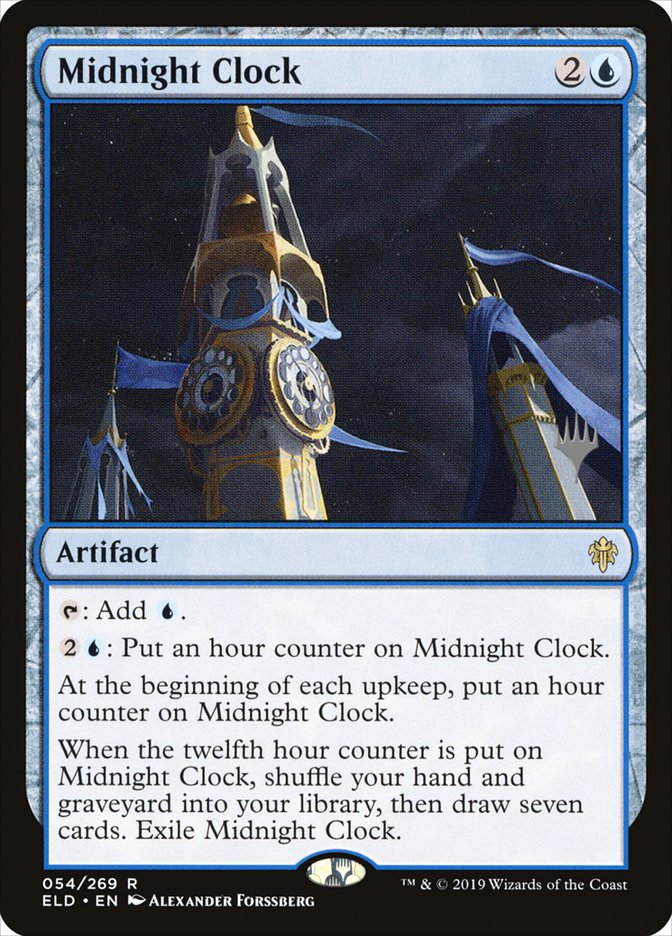 Midnight Clock (Promo Pack) [Throne of Eldraine Promos] | Boutique FDB TCG