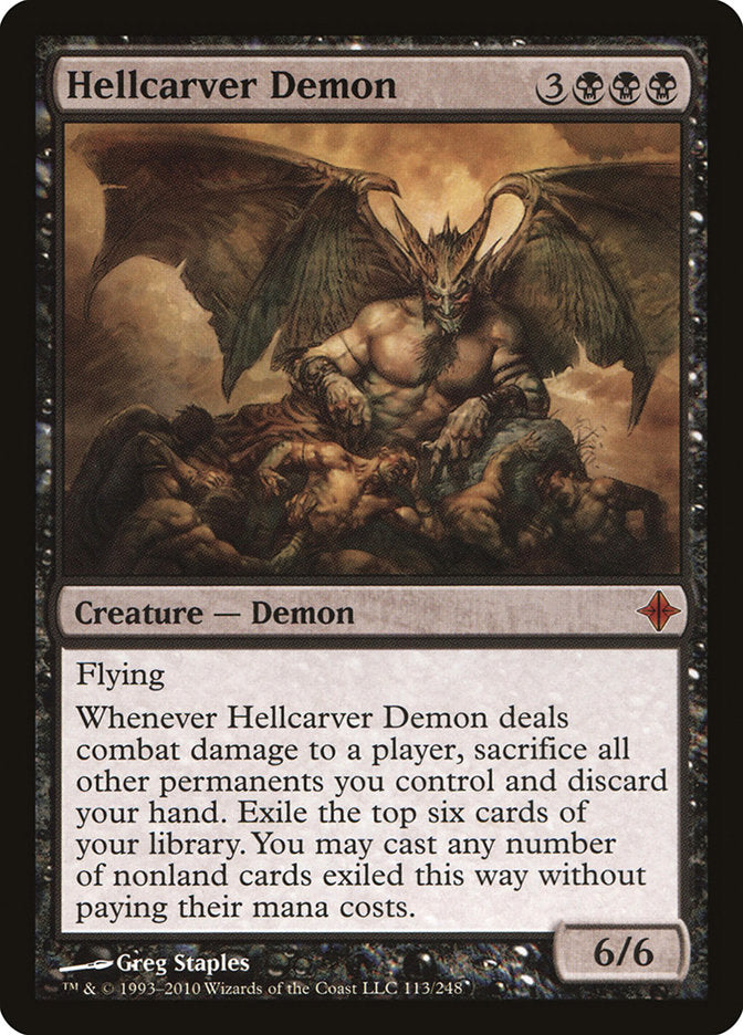 Hellcarver Demon [Rise of the Eldrazi] | Boutique FDB TCG