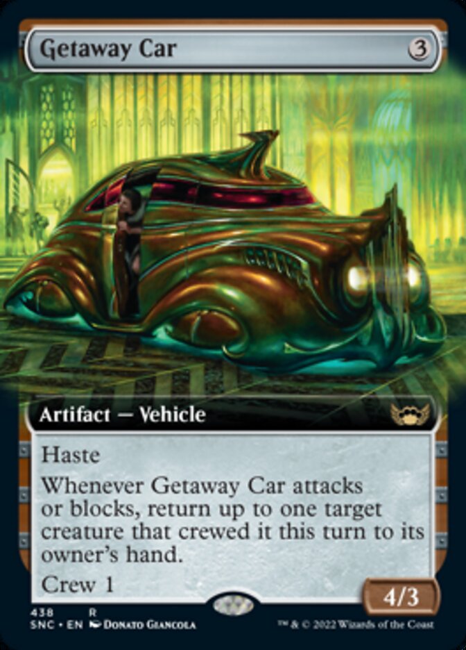 Getaway Car (Extended Art) [Streets of New Capenna] | Boutique FDB TCG