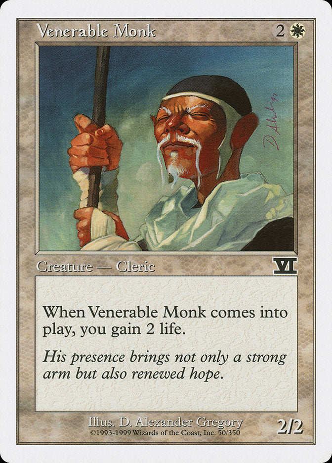 Venerable Monk [Classic Sixth Edition] | Boutique FDB TCG