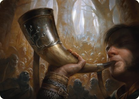 Horn of Gondor Art Card [The Lord of the Rings: Tales of Middle-earth Art Series] | Boutique FDB TCG