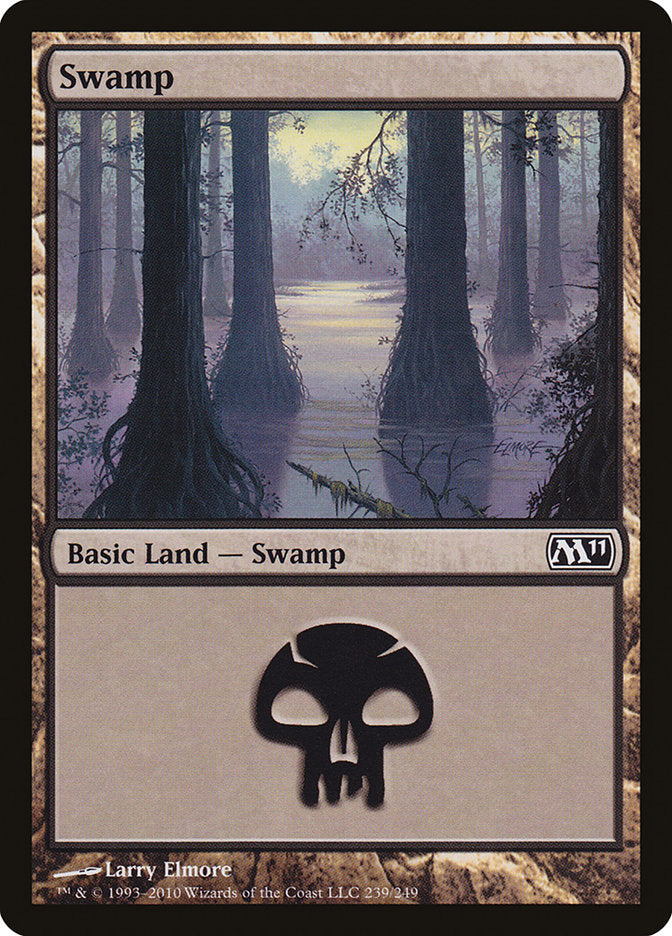 Swamp (239) [Magic 2011] | Boutique FDB TCG