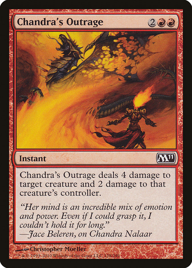 Chandra's Outrage [Magic 2011] | Boutique FDB TCG