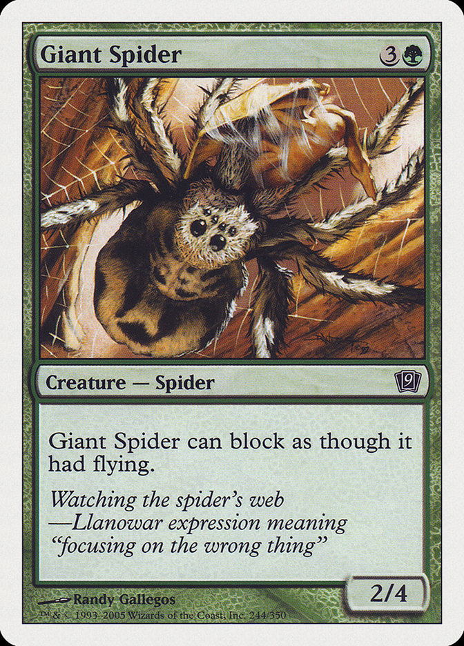 Giant Spider [Ninth Edition] | Boutique FDB TCG