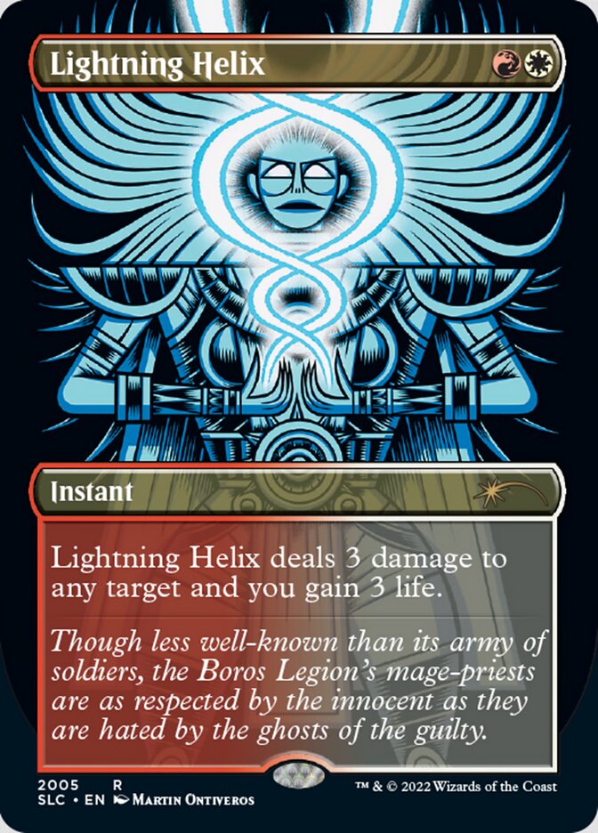 Lightning Helix (Borderless) [Secret Lair 30th Anniversary Countdown Kit] | Boutique FDB TCG