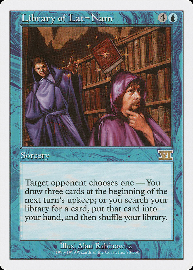 Library of Lat-Nam [Classic Sixth Edition] | Boutique FDB TCG