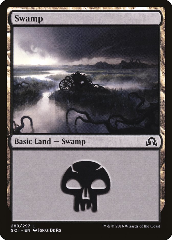 Swamp (289) [Shadows over Innistrad] | Boutique FDB TCG