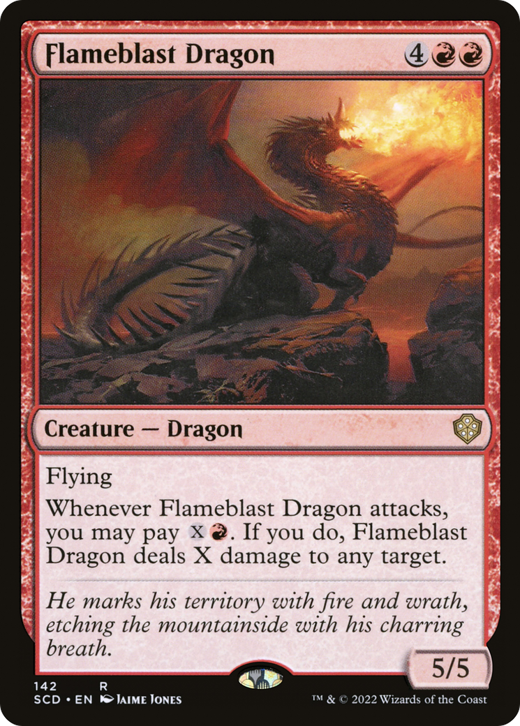 Flameblast Dragon [Starter Commander Decks] | Boutique FDB TCG