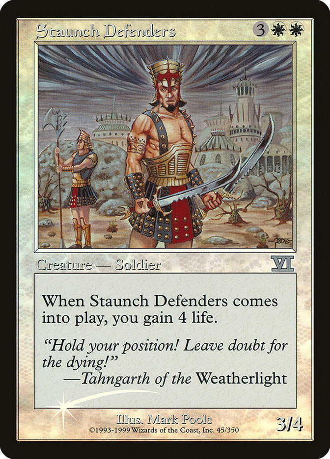 Staunch Defenders [Friday Night Magic 2000] | Boutique FDB TCG