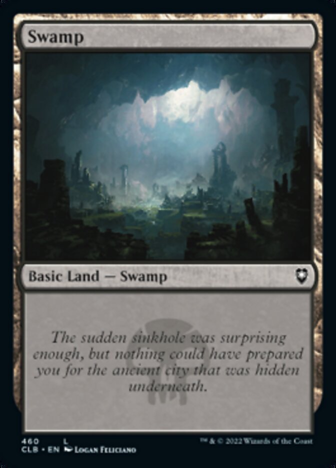 Swamp (460) [Commander Legends: Battle for Baldur's Gate] | Boutique FDB TCG