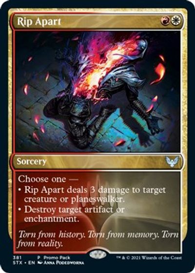 Rip Apart (Promo Pack) [Strixhaven: School of Mages Promos] | Boutique FDB TCG