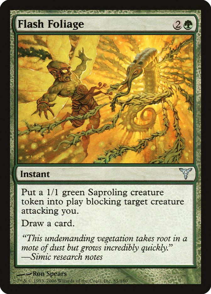 Flash Foliage [Dissension] | Boutique FDB TCG