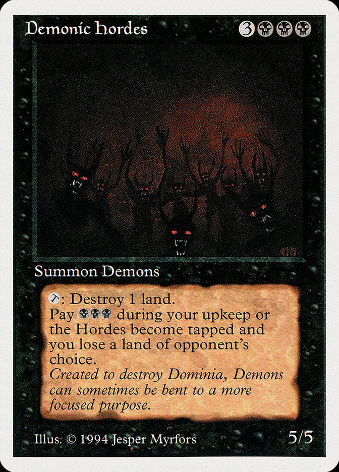 Demonic Hordes [Summer Magic / Edgar] | Boutique FDB TCG