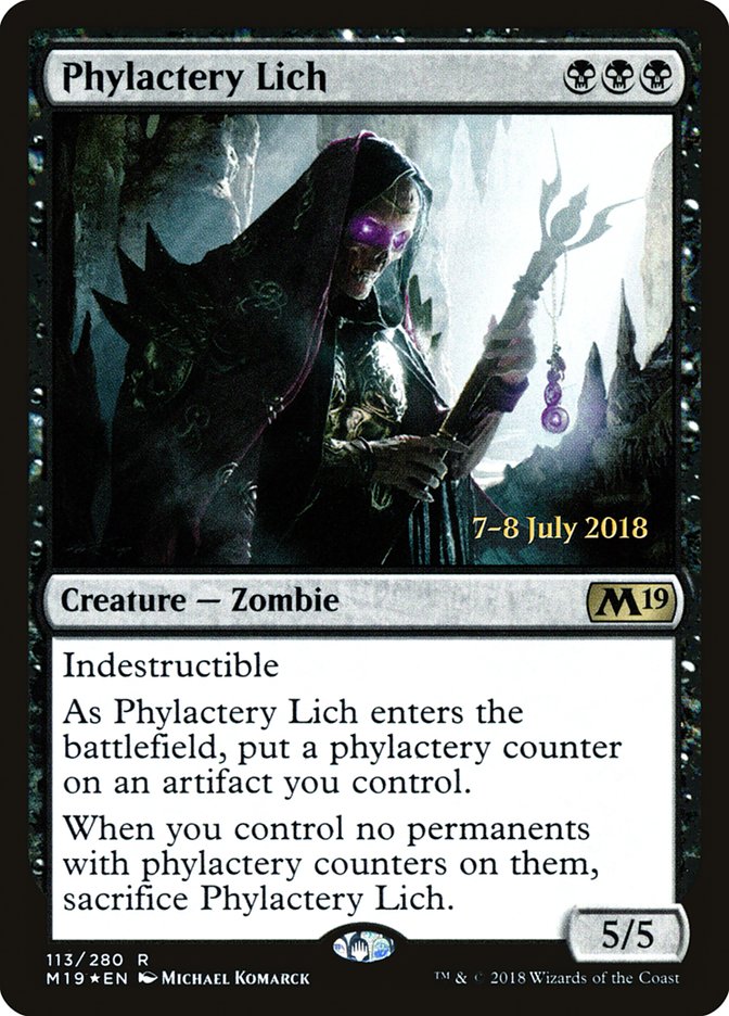 Phylactery Lich [Core Set 2019 Prerelease Promos] | Boutique FDB TCG