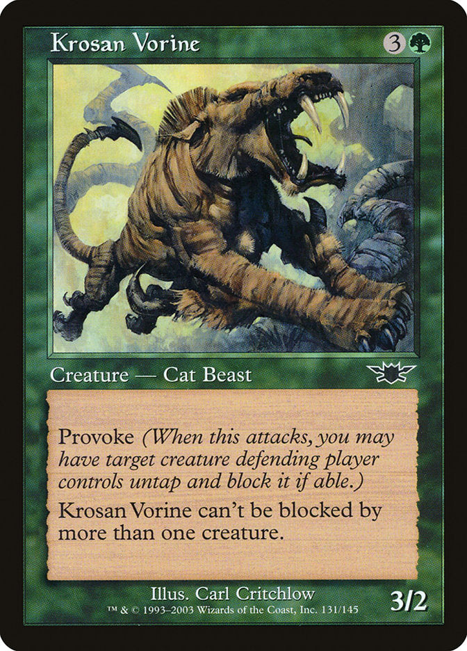 Krosan Vorine [Legions] | Boutique FDB TCG