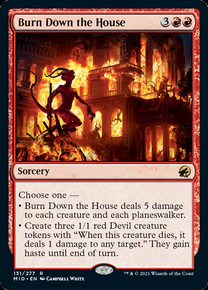 Burn Down the House [Innistrad: Midnight Hunt] | Boutique FDB TCG