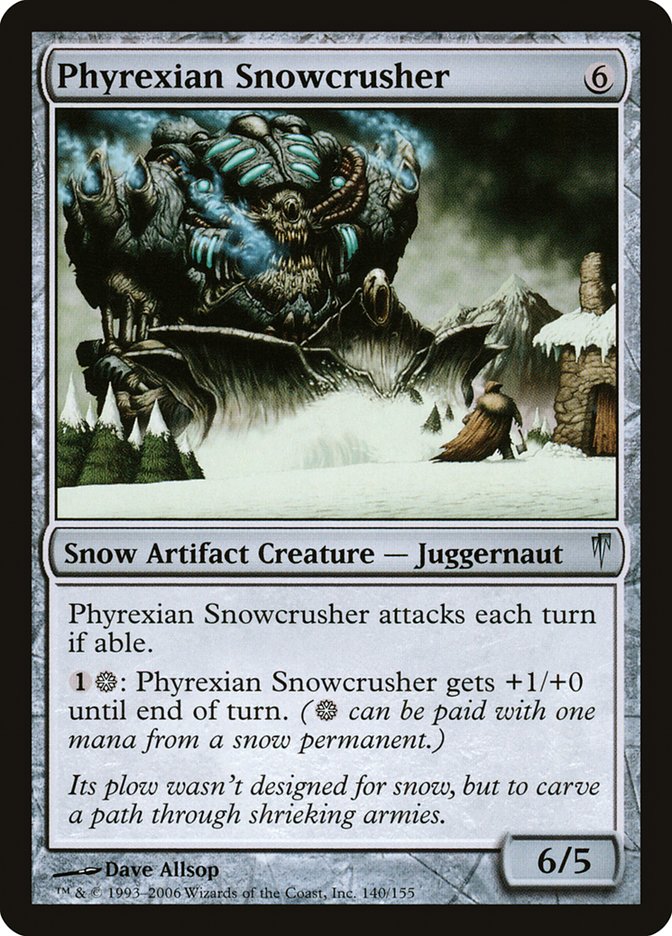 Phyrexian Snowcrusher [Coldsnap] | Boutique FDB TCG