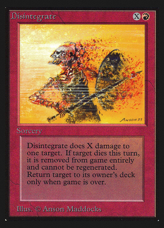 Disintegrate [International Collectors' Edition] | Boutique FDB TCG