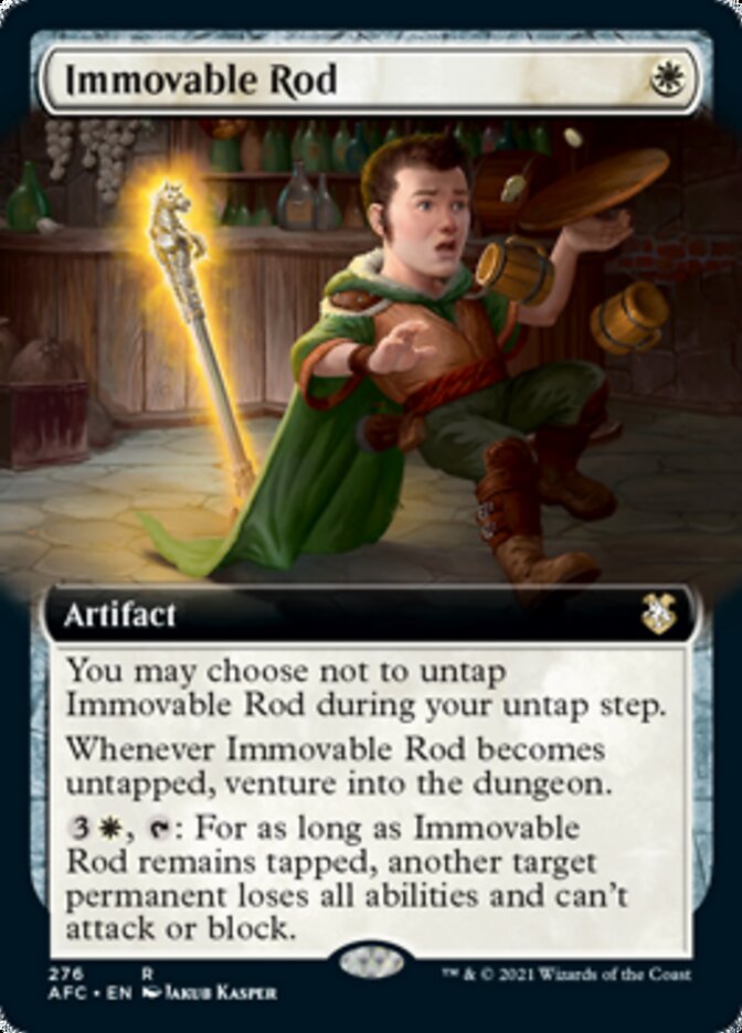 Immovable Rod (Extended Art) [Dungeons & Dragons: Adventures in the Forgotten Realms Commander] | Boutique FDB TCG