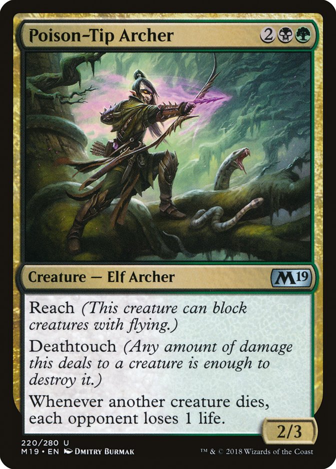 Poison-Tip Archer [Core Set 2019] | Boutique FDB TCG