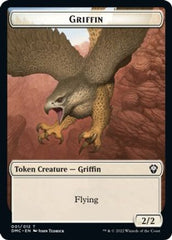 Zombie Knight // Griffin Double-Sided Token [Dominaria United Commander Tokens] | Boutique FDB TCG