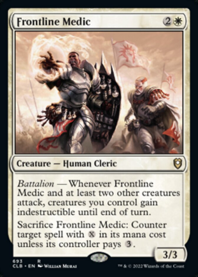 Frontline Medic [Commander Legends: Battle for Baldur's Gate] | Boutique FDB TCG