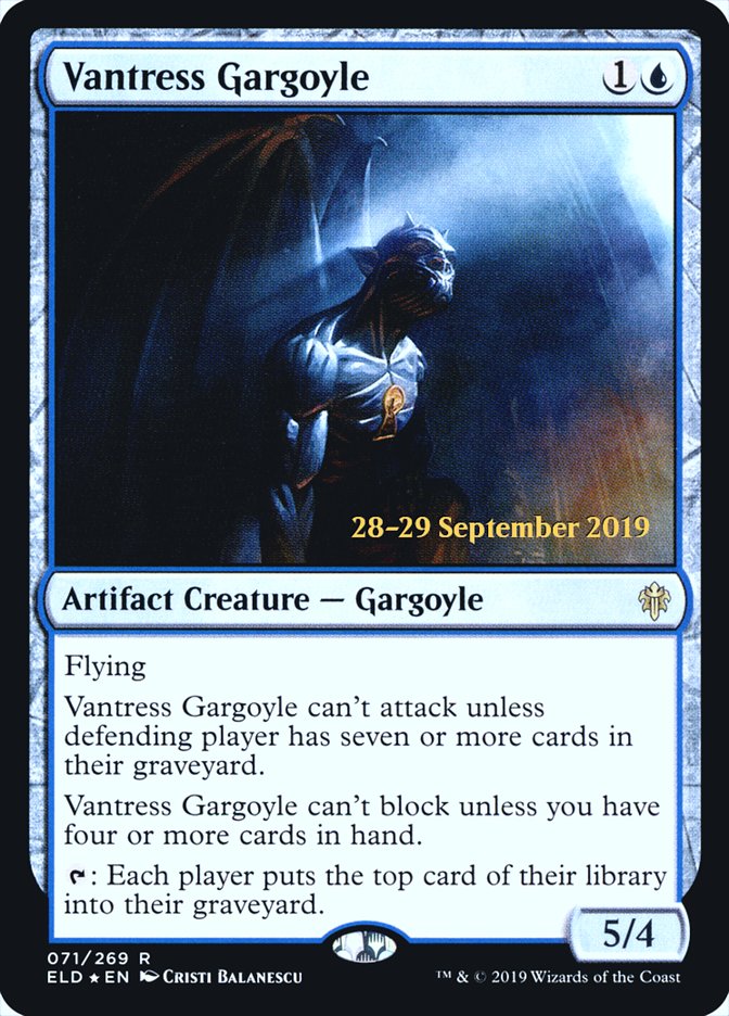 Vantress Gargoyle [Throne of Eldraine Prerelease Promos] | Boutique FDB TCG