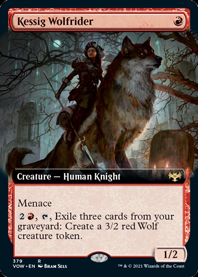 Kessig Wolfrider (Extended Art) [Innistrad: Crimson Vow] | Boutique FDB TCG