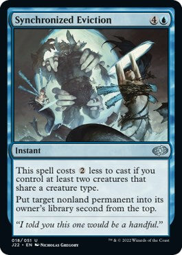 Synchronized Eviction [Jumpstart 2022] | Boutique FDB TCG