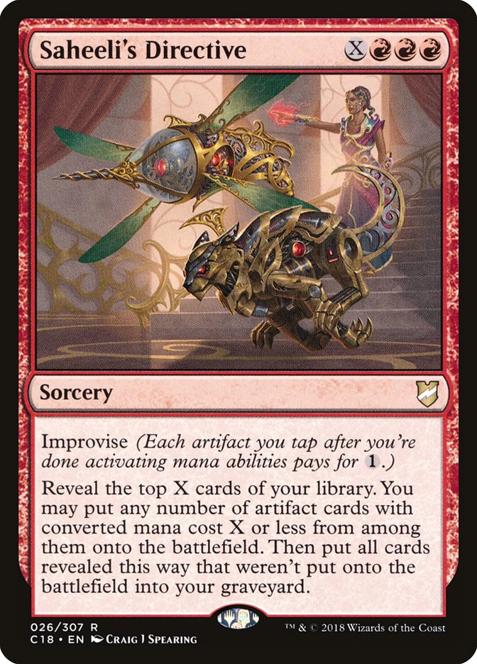 Saheeli's Directive [Commander 2018] | Boutique FDB TCG