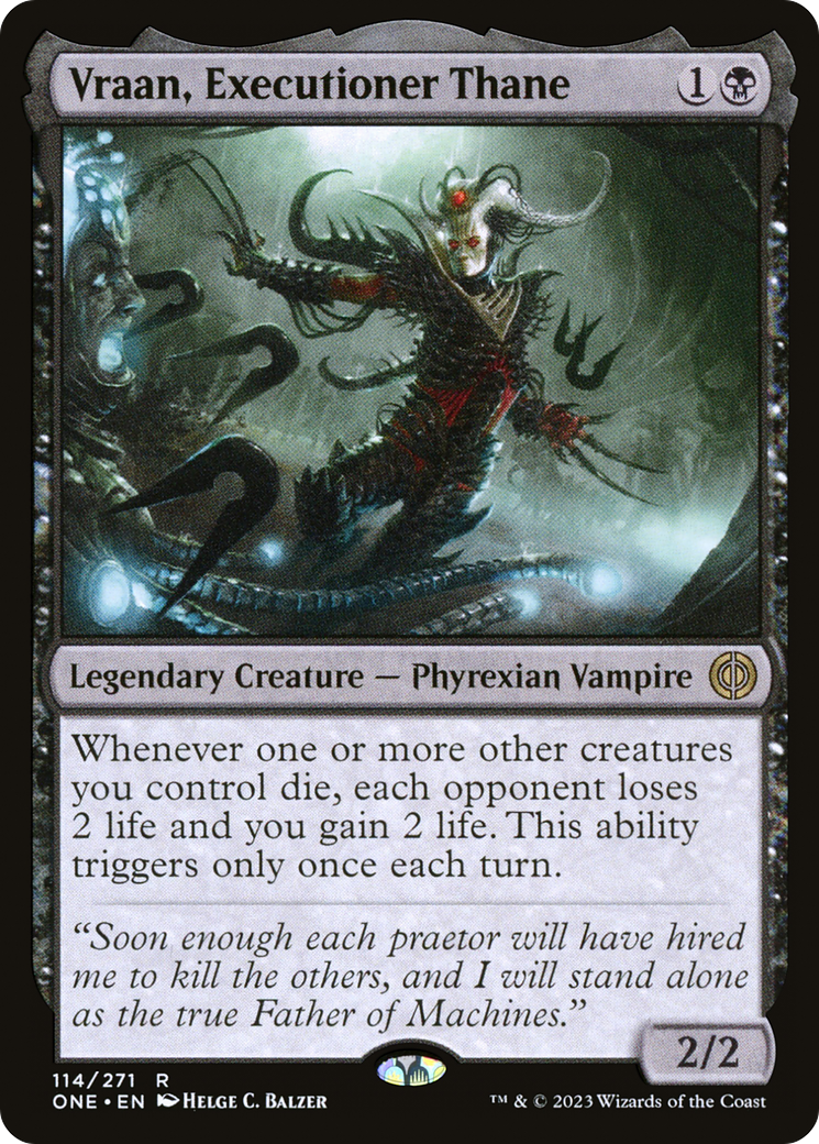 Vraan, Executioner Thane [Phyrexia: All Will Be One] | Boutique FDB TCG