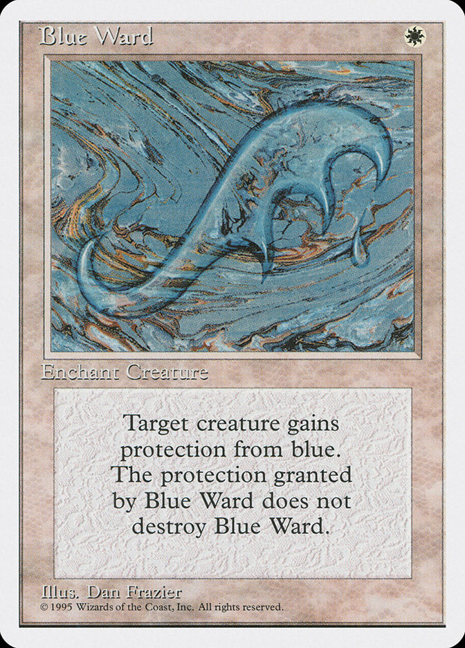 Blue Ward [Fourth Edition] | Boutique FDB TCG