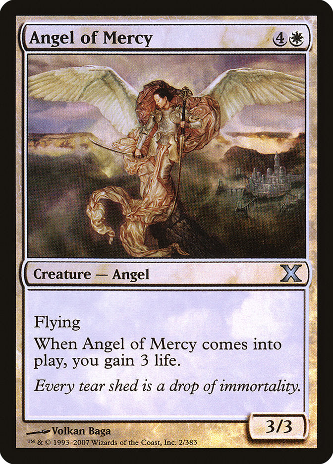Angel of Mercy (Premium Foil) [Tenth Edition] | Boutique FDB TCG
