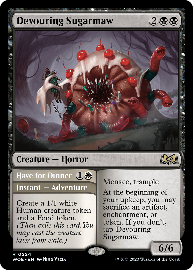 Devouring Sugarmaw // Have For Dinner [Wilds of Eldraine] | Boutique FDB TCG